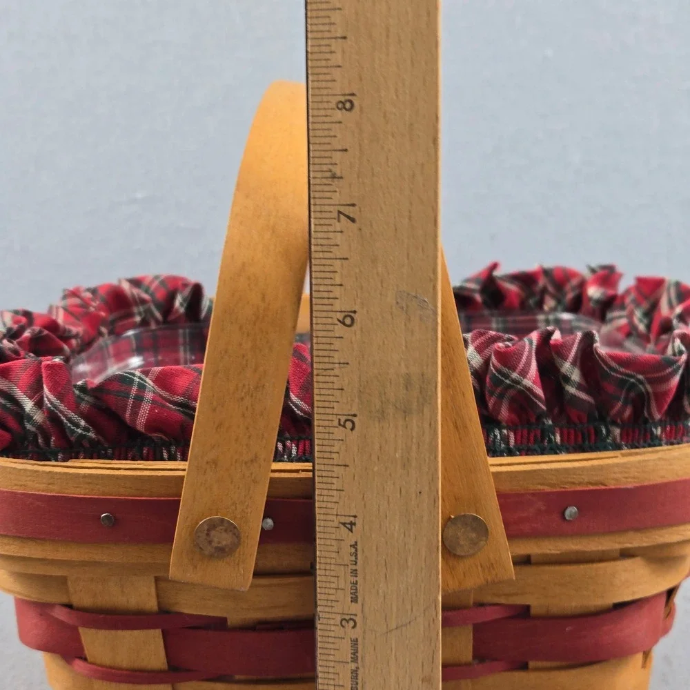 Longaberger Christmas Collection‎ 1993 Edition Bayberry Basket Liner Protector